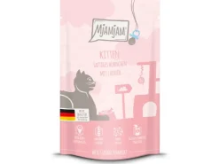 Mjamjam Nassfutter Quetschie Katzen Saftiges Hühnchen mit Lachsöl 125 g* Katzenbedarf