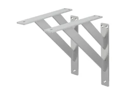 ML-Design 2 Stück Regalhalterung 24x24mm Aluminium Schwebende Regalwinkel