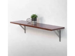 ML-Design 2 Stück Regalhalterung 24x24mm Aluminium Schwebende Regalwinkel