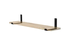 ML-Design 2 Stück Regalhalterung 20x4x14 cm Metall 8 Zoll L-Form