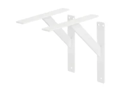 ML-Design 2 Stück Regalhalterung 240x240mm Aluminium Schwebende Regalwinkel* Schweberegale