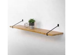ML-Design 2 Stück Regalhalterung 265 mm aus Stahl Haarnadel Regalwinkel