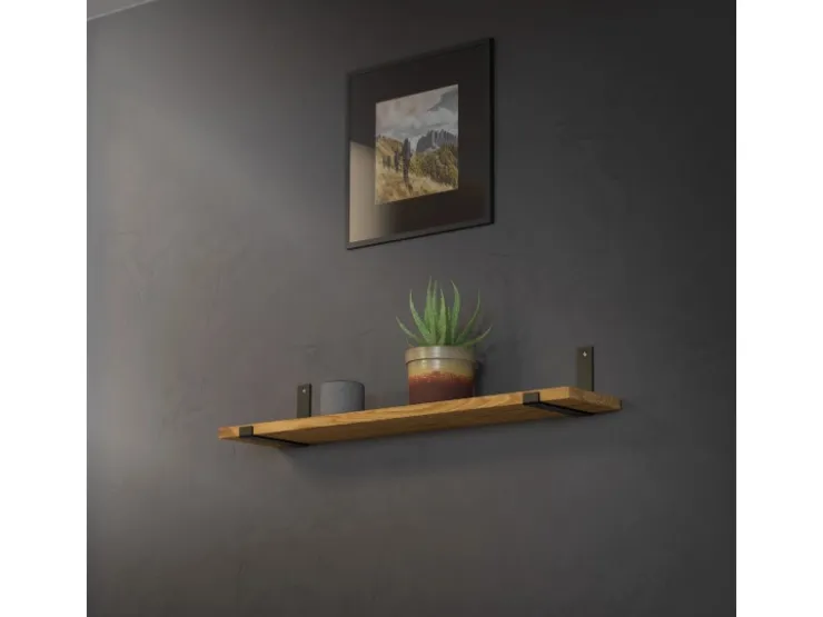 ML-Design 4 Stück Regalhalterung 20x4x14 cm Schwarz Metall 8 Zoll L-Form* Regale Schwarz|Metallregale