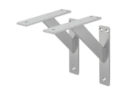 ML-Design 2 Stück Regalhalterung 180x180 mm Aluminium Schwebende* Schweberegale