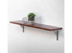 ML-Design 2 Stück Regalhalterung 180x180 mm Aluminium Schwebende* Schweberegale