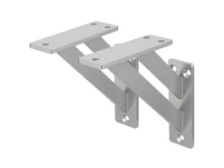 ML-Design 2 Stück Regalhalterung 12x12cm Aluminium Schwebende Regalwinkel