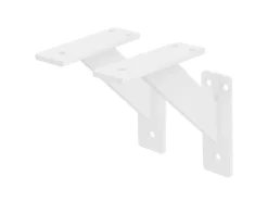 ML-Design 2 Stück Regalhalterung 120x120mm Aluminium Schwebende Regalwinkel