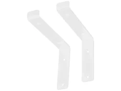 ML-Design 2 Stück Regalhalterung 25x4x14,5 cm aus Metall 10 Zoll L-Form* Schweberegale