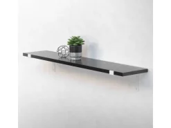 ML-Design 2 Stück Regalhalterung 25x4x14,5 cm aus Metall 10 Zoll L-Form* Schweberegale