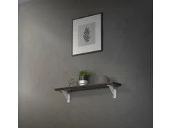 ML-Design 2 Stück Regalhalterung 12x12 cm Aluminium Schwebende Regalwinkel* Schweberegale