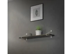 ML-Design 2 Stück Regalhalterung 220 mm aus Stahl Haarnadel Regalwinkel