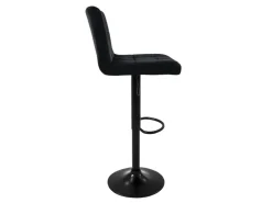 ML-Design Barhocker 4Er Set Bezug aus Samt mit Rückenlehne und Fußstütze* Hocker