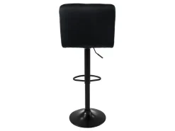 ML-Design Barhocker 4Er Set Bezug aus Samt mit Rückenlehne und Fußstütze* Hocker