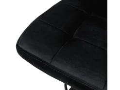 ML-Design Barhocker 4Er Set Bezug aus Samt mit Rückenlehne und Fußstütze* Hocker