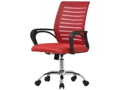 ML-Design Bürostuhl Ergonomisch Rot Höhenverstellbarer Drehstuhl* Stühle