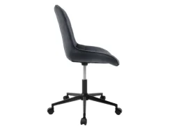 ML-Design Bürostuhl Grau Sitzfläche aus Samt Metallgestell Drehstuhl* Stühle