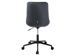ML-Design Bürostuhl Grau Sitzfläche aus Samt Metallgestell Drehstuhl* Stühle