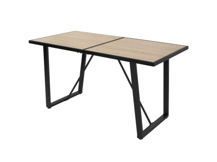 ML-Design Esstisch 140x70x75 cm Eiche Optik Rechteckiger für 6 Personen* Tische