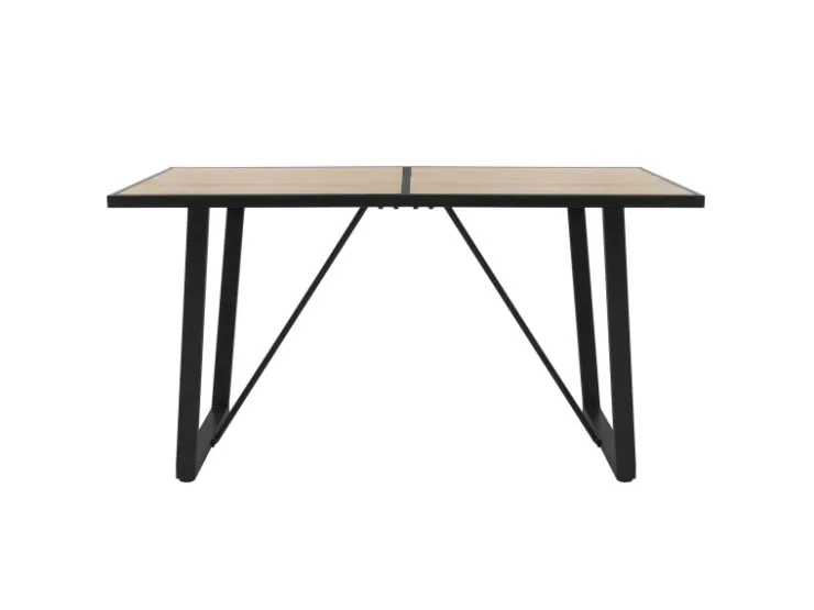 ML-Design Esstisch 140x70x75 cm Eiche Optik Rechteckiger für 6 Personen* Tische