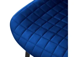 ML-Design Esszimmerstühle 2Er Set Sitzfläche aus Samt mit Rückenlehne