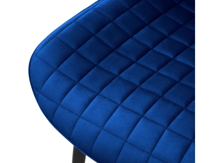 ML-Design Esszimmerstühle 2Er Set Sitzfläche aus Samt mit Rückenlehne