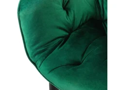 ML-Design Esszimmerstühle 2er Set Dunkelgrün aus Dickem Samtstoff* Stühle
