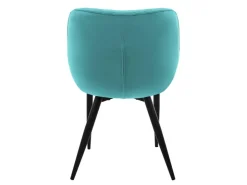 ML-Design Esszimmerstühle 4Er Set Petrol Küchenstuhl mit Dickem Samtstoff* Stühle