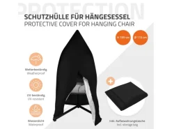 ML-Design Hängesessel Abdeckung mit Reißverschluss und Kordelzug 190x115 cm* Sessel