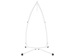ML-Design Hängesesselgestell Weiß 208 cm Belastung bis 120 kg Stahlrohr