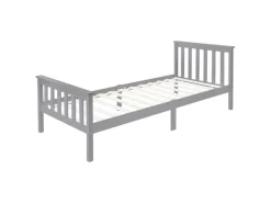 ML-Design Holzbett 90x200 cm Bettgestell mit Lattenrost und Füße* Betten
