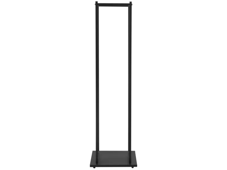 ML-Design Kaminholzregal 33 x 115 x 33 cm Rechteckig Schwarz Metall Innen/Außen* Holzregale