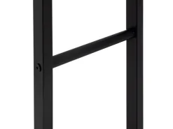 ML-Design Kaminholzregal 80x100x25 cm Rechteckig Schwarz Metall Innen/Außen