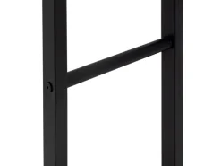 ML-Design Kaminholzregal 80x150x25 cm Rechteckig Schwarz Metall Innen/Außen