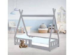 ML-Design Kinderbett Tipi 70x140 cm Rausfallschutz Lattenrost* Betten|Bettwäsche