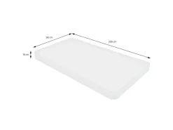 ML-Design Kinderbett 80x160 cm mit Matratze Rausfallschutz Dach