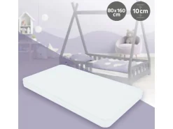 ML-Design Kindermatratze 80 x 160 x 10 cm Schadstoffgeprüft für Baby Junior