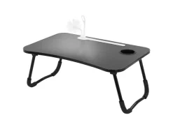 ML-Design Laptoptisch für Bett 60x40 cm Betttisch Klappbar