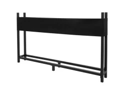 ML-Design Metall Kaminholzregal mit Abdeckung 200x25x115 cm Anthrazit Stahl* Weitere Regale