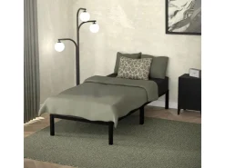 ML-Design Metallbett 90x200cm auf Stahlrahmen mit Lattenrost Bettgestell