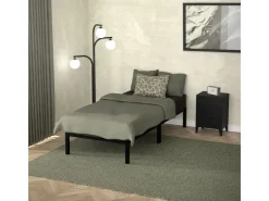 ML-Design Metallbett 90x200cm auf Stahlrahmen mit Lattenrost Bettgestell
