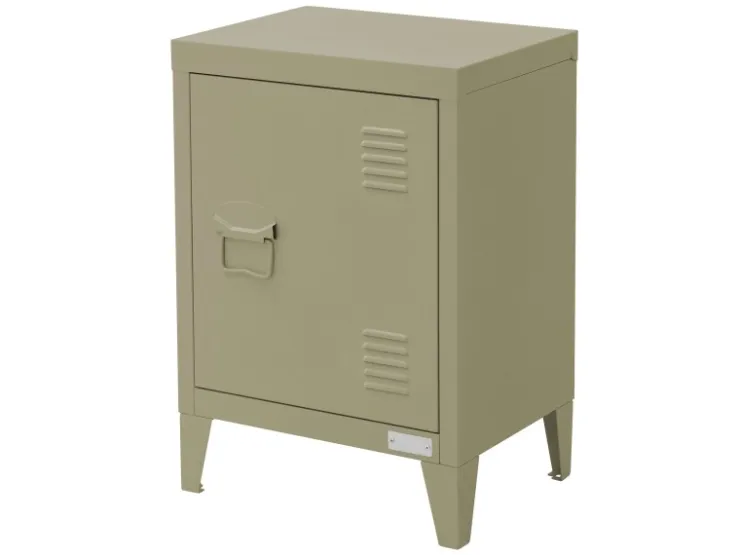ML-Design Nachttisch in 40x30x58 cm aus Stahl Industriedesign
