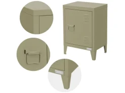 ML-Design Nachttisch in 40x30x58 cm aus Stahl Industriedesign