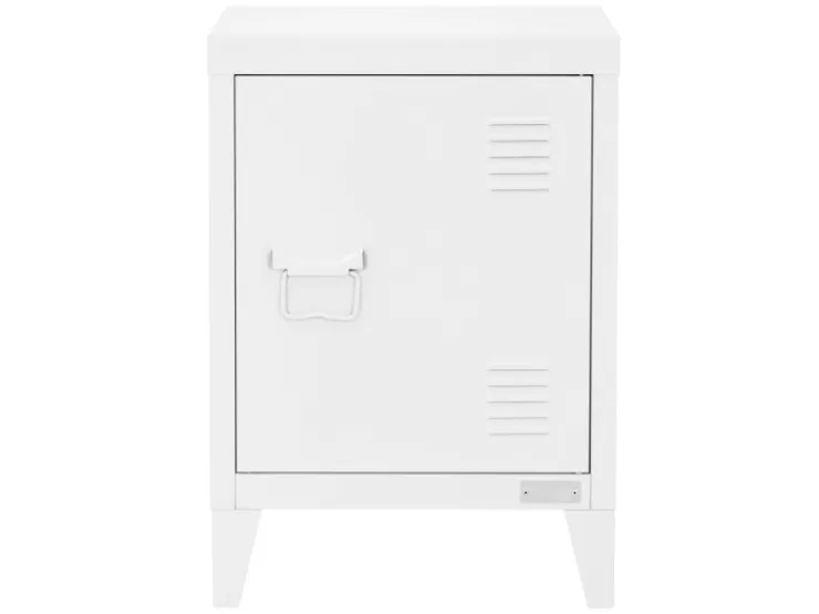 ML-Design Nachttisch in 40x30x58 cm aus Stahl Industriedesign