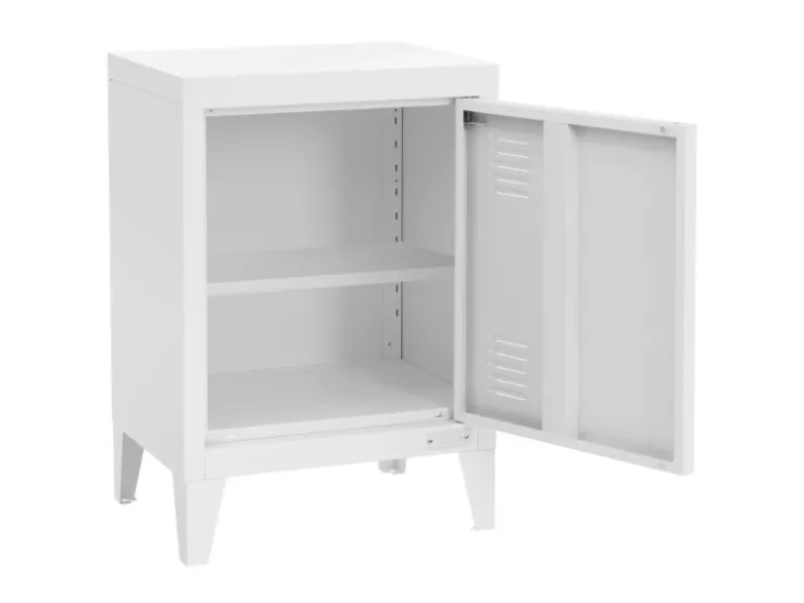 ML-Design Nachttisch in 40x30x58 cm aus Stahl Industriedesign