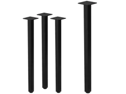 ML-Design Tischbeine 4Er Set I-Design H72 cm Stahl 4x4 cm