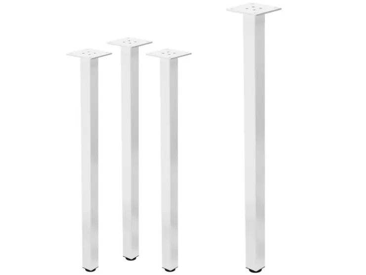 ML-Design Tischbeine 4Er Set I-Design H72 cm Stahl 4x4 cm