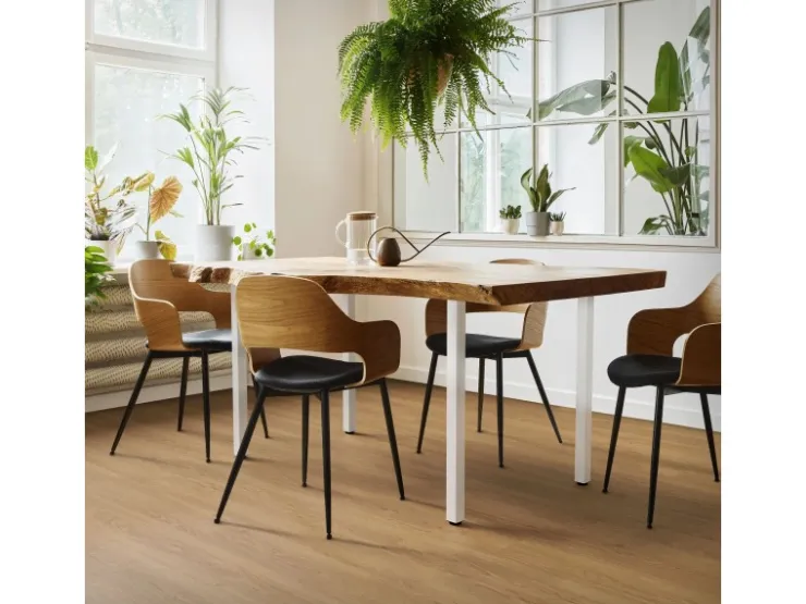 ML-Design Tischbeine 4Er Set I-Design H72 cm Stahl 4x4 cm