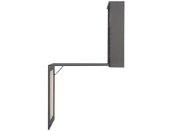 ML-Design Wandtisch Klappbar Schreibtisch mit Tafel 8 Fächern und Pinnwand* Pinnwände