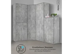 mokebo Eckschrank in Der Lange Schrank Aufbewahrungsschrank oder Mehrzweckschrank