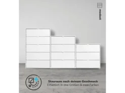 mokebo Kommode mit 5 Schubladen in Die Stilvolle Highboard Anrichte oder Sideboard